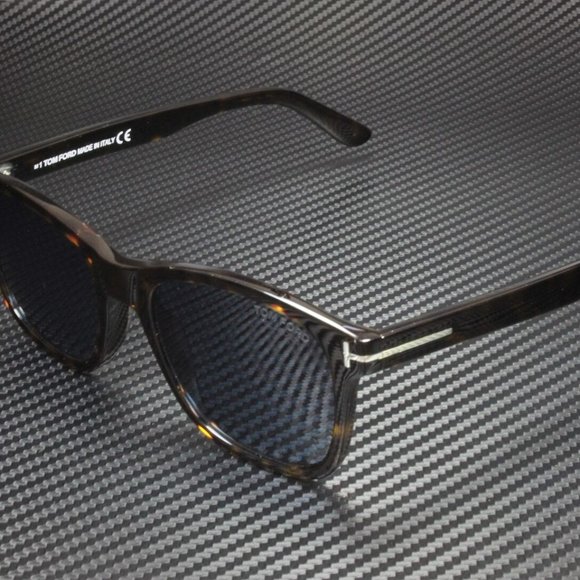 Tom Ford Polarized Blue Men's Havana Sunglasses